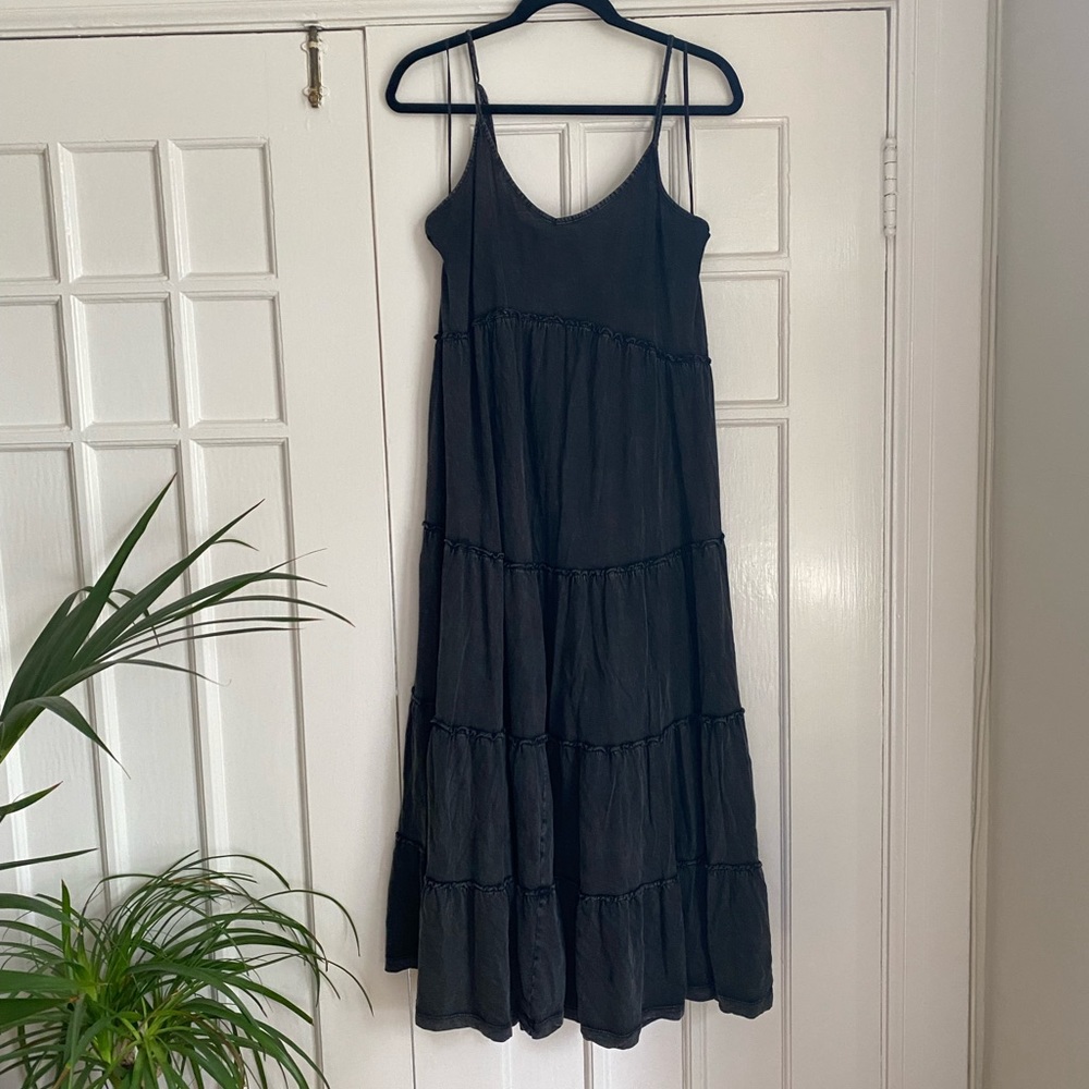 Saturday Sunday by Anthropologie black maxi dress